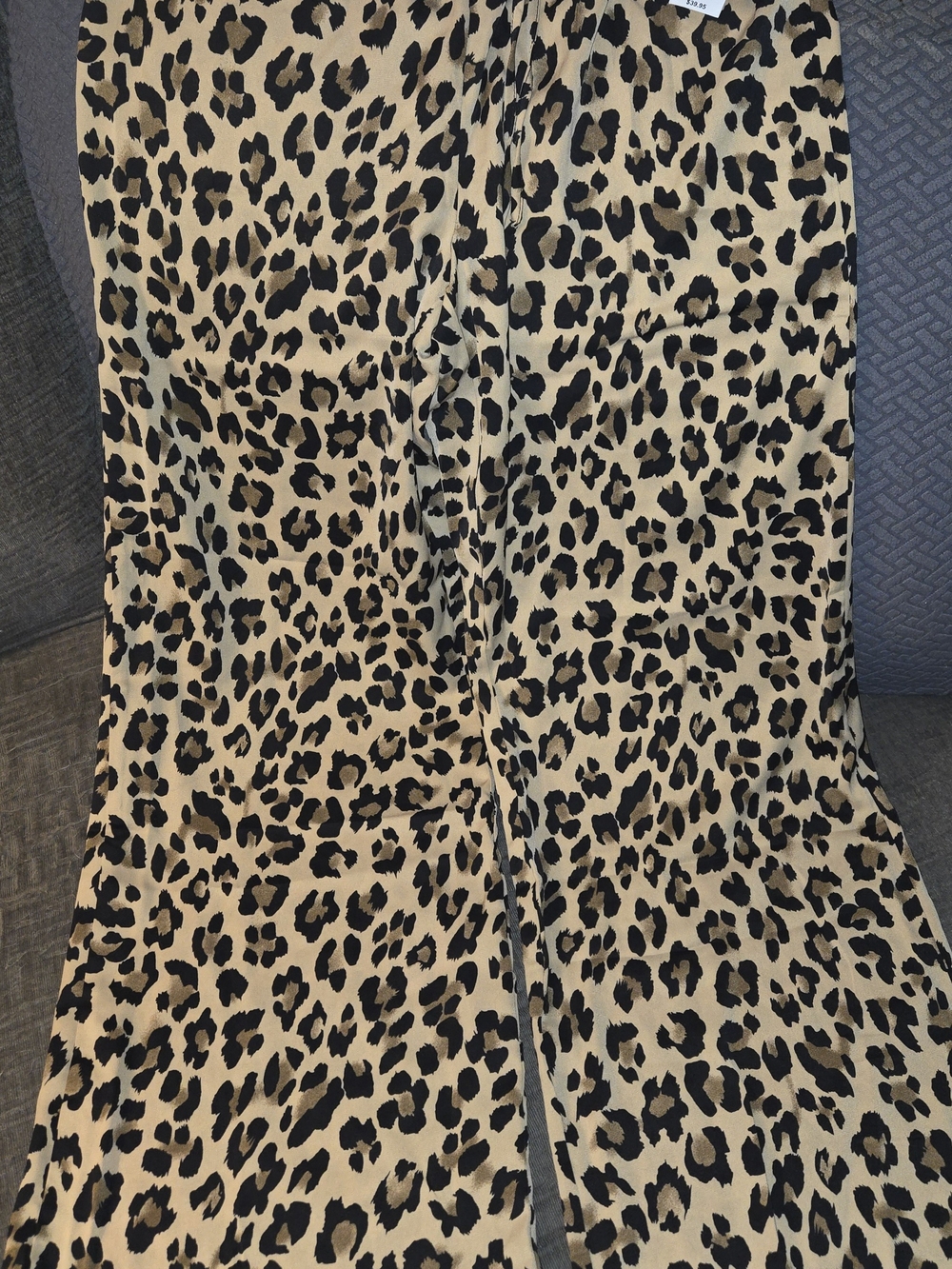 PacSun Leopard Print Wide Leg Drawstring Pants